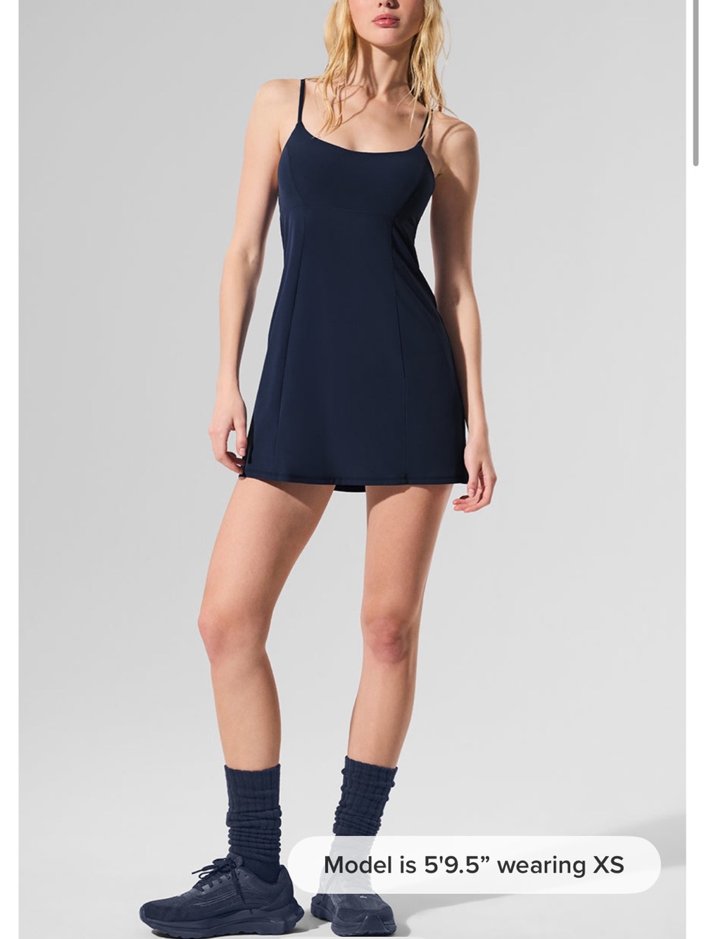 ALO Yoga Breezy Tennis Dress Navy